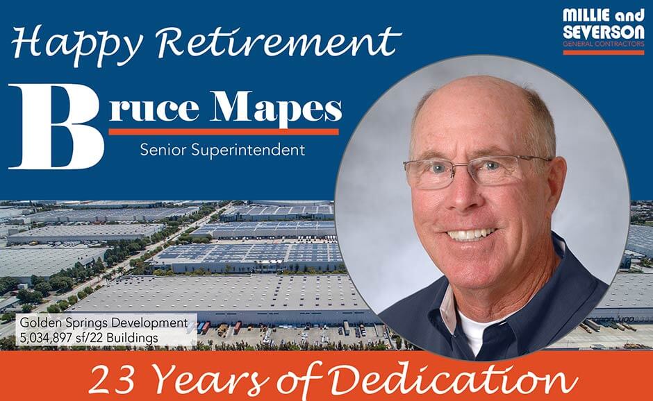 Senior Superintendent Bruce Mapes Retires Millie and Severson