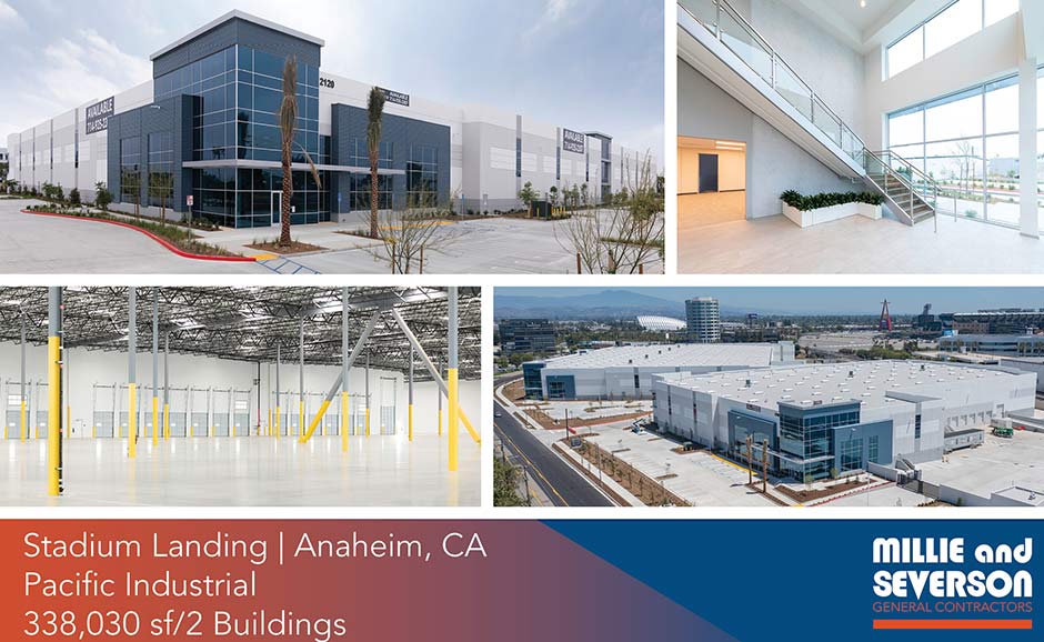 Stadium Landing Completed for Pacific Industrial - Millie and Severson